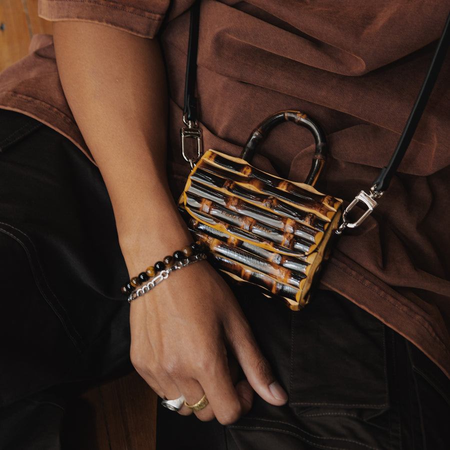 Feng Chen Wang  Bamboo Root Mini Bag