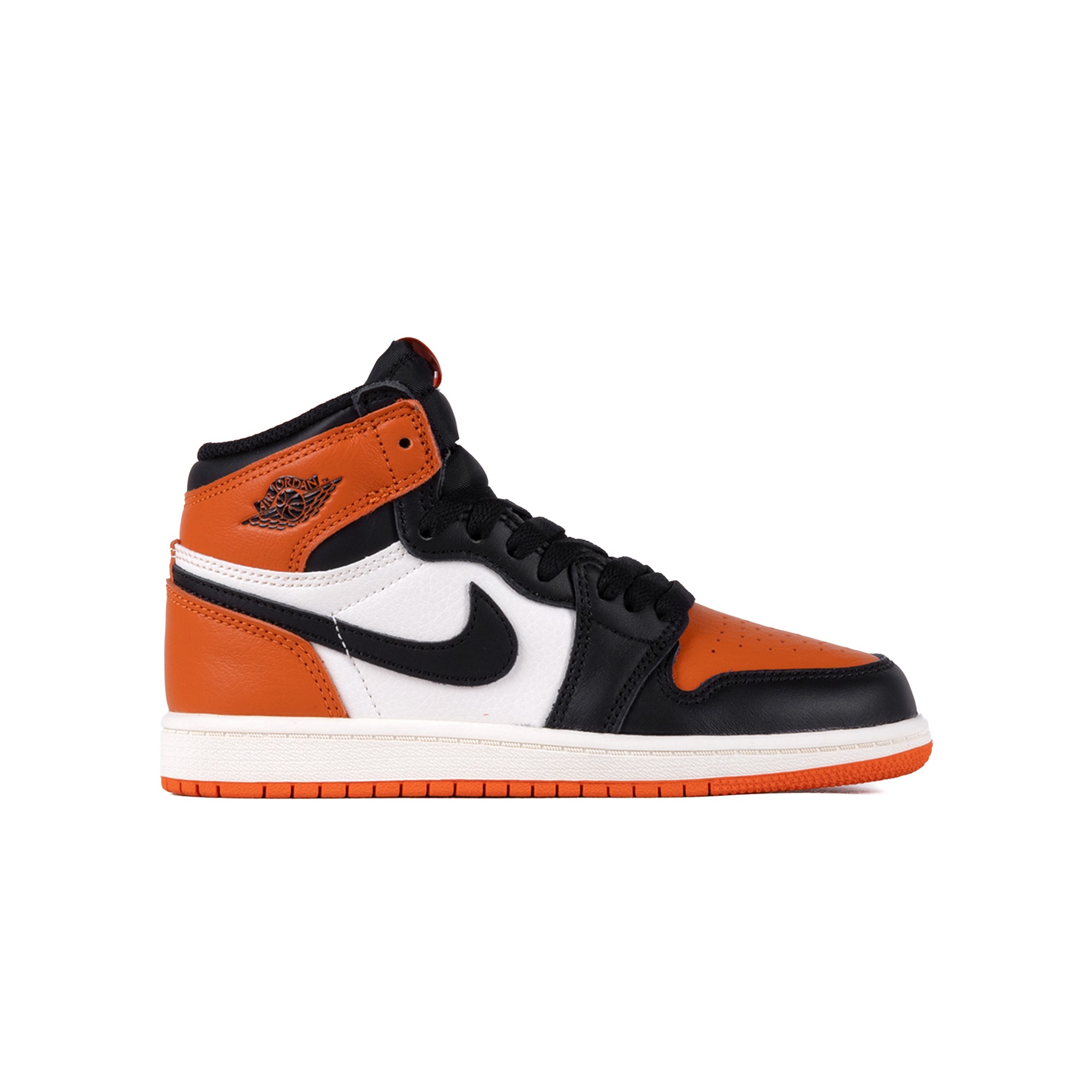 Nike Air Jordan 1 Retro High OG "Shattered Backboard" (PS) Black/Black/Sail/Starfish FD1412-008