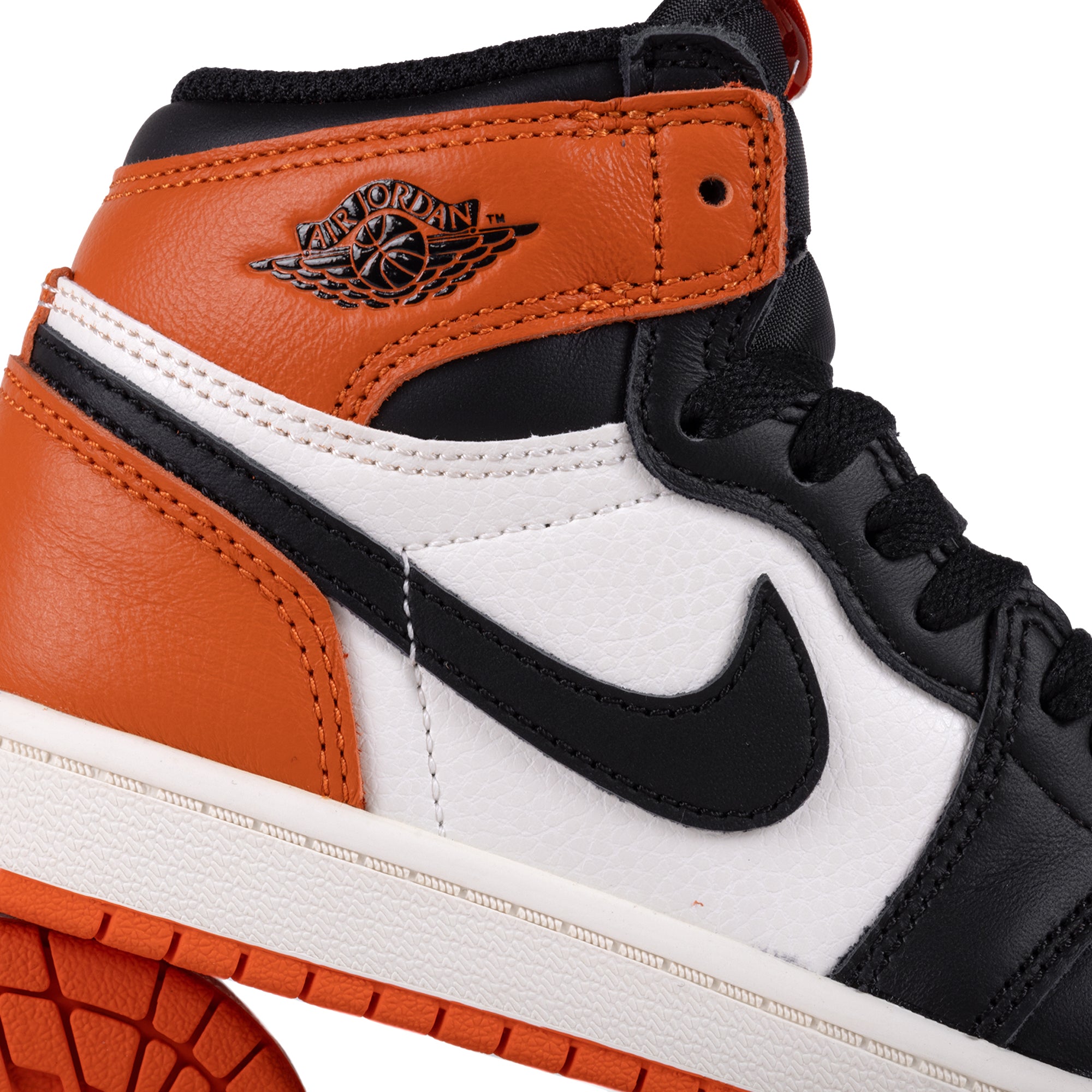 Nike Air Jordan 1 Retro High OG "Shattered Backboard" (PS) Black/Black/Sail/Starfish FD1412-008