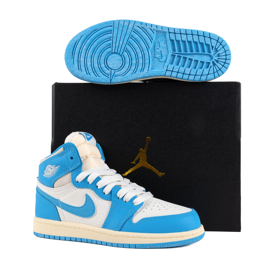 Nike Air Jordan 1 Retro High OG (PS) Dk Powder Blue/Dk Powder Blue/Sail FD1412-402