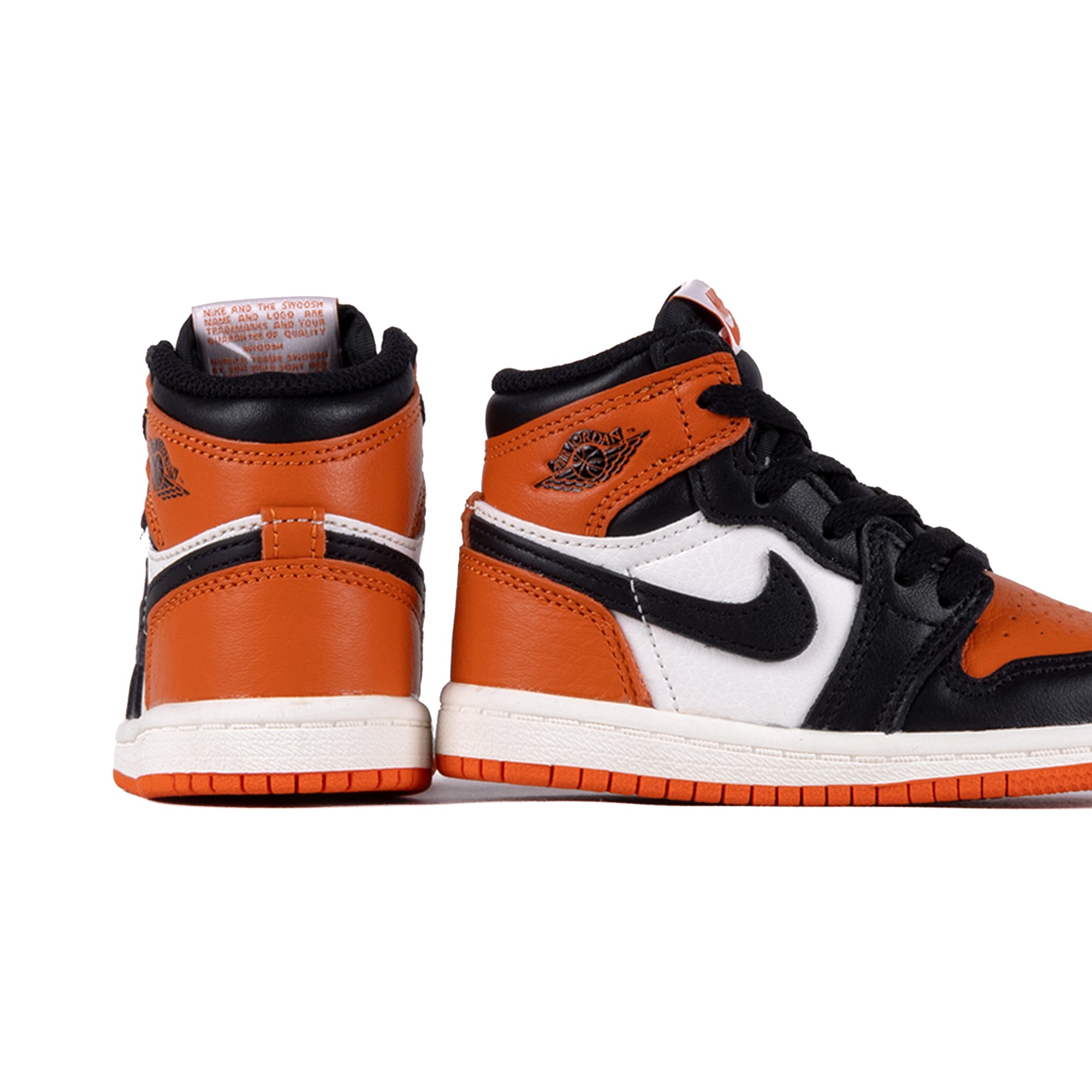 Nike Air Jordan 1 Retro High OG "Shattered Backboard" (TD) Black/Black/Sail/Starfish FD1413-008