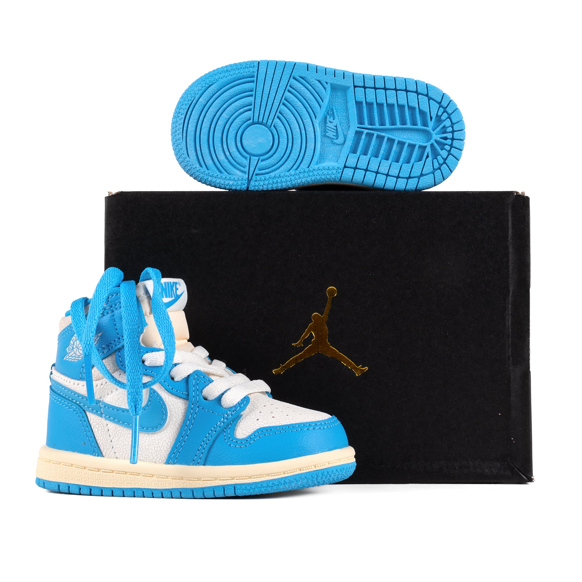 Nike Air Jordan 1 Retro High OG (TD) Dk Powder Blue/Dk Powder Blue/Sail FD1413-402