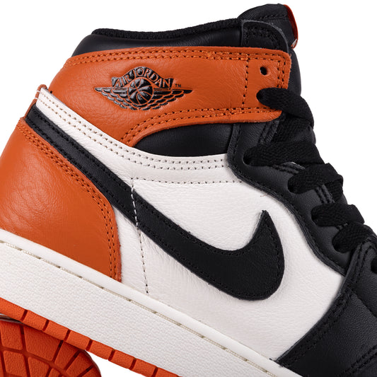 Nike Air Jordan 1 Retro High OG "Shattered Backboard" (GS) Black/Black/Sail/Starfish FD1437-008