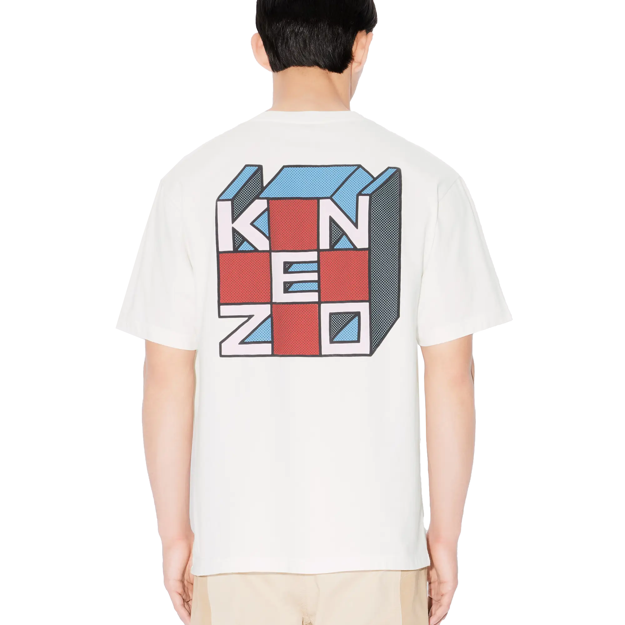 ☆KENZO☆ KENZO Kube Tシャツ Kenzo Kube Oversize T-Shirt Gots Off White – Laced