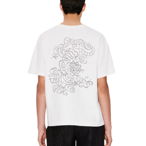 Kenzo Gots Star Tiger Emb Oversize T Off White