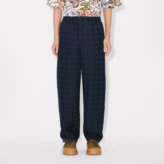 Kenzo Weave Jogpant Blue Black FF55PA5069JX.79