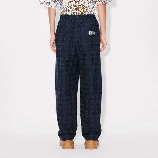 Kenzo Weave Jogpant Blue Black FF55PA5069JX.79