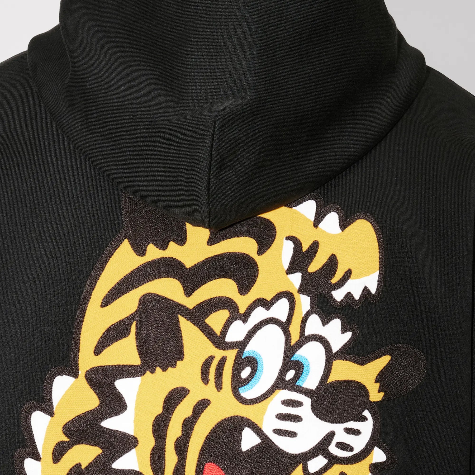 Kenzo Verdy Collection Embroidered Classic Hoodie Black FF55SW2724MC.99J