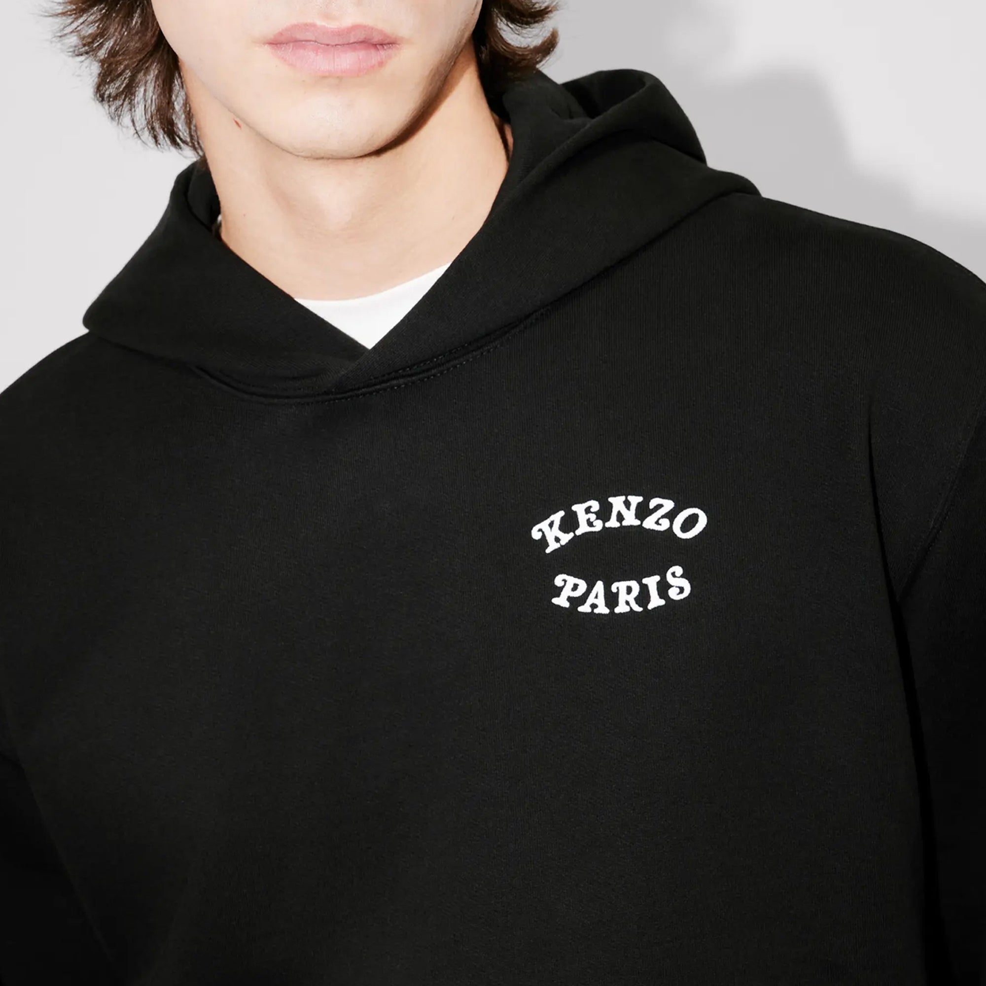 Kenzo Verdy Collection Embroidered Classic Hoodie Black FF55SW2724MC.99J