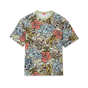 Kenzo  X Verdy Collection Oversize Multi Print T-Shirt  FF55TS4934WD.MU