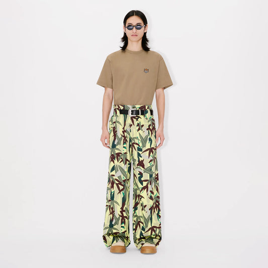 Kenzo Gots Kenzo Happy Tiger Embroidered Classic T-Shirt Tan FF55TS5274SG.10