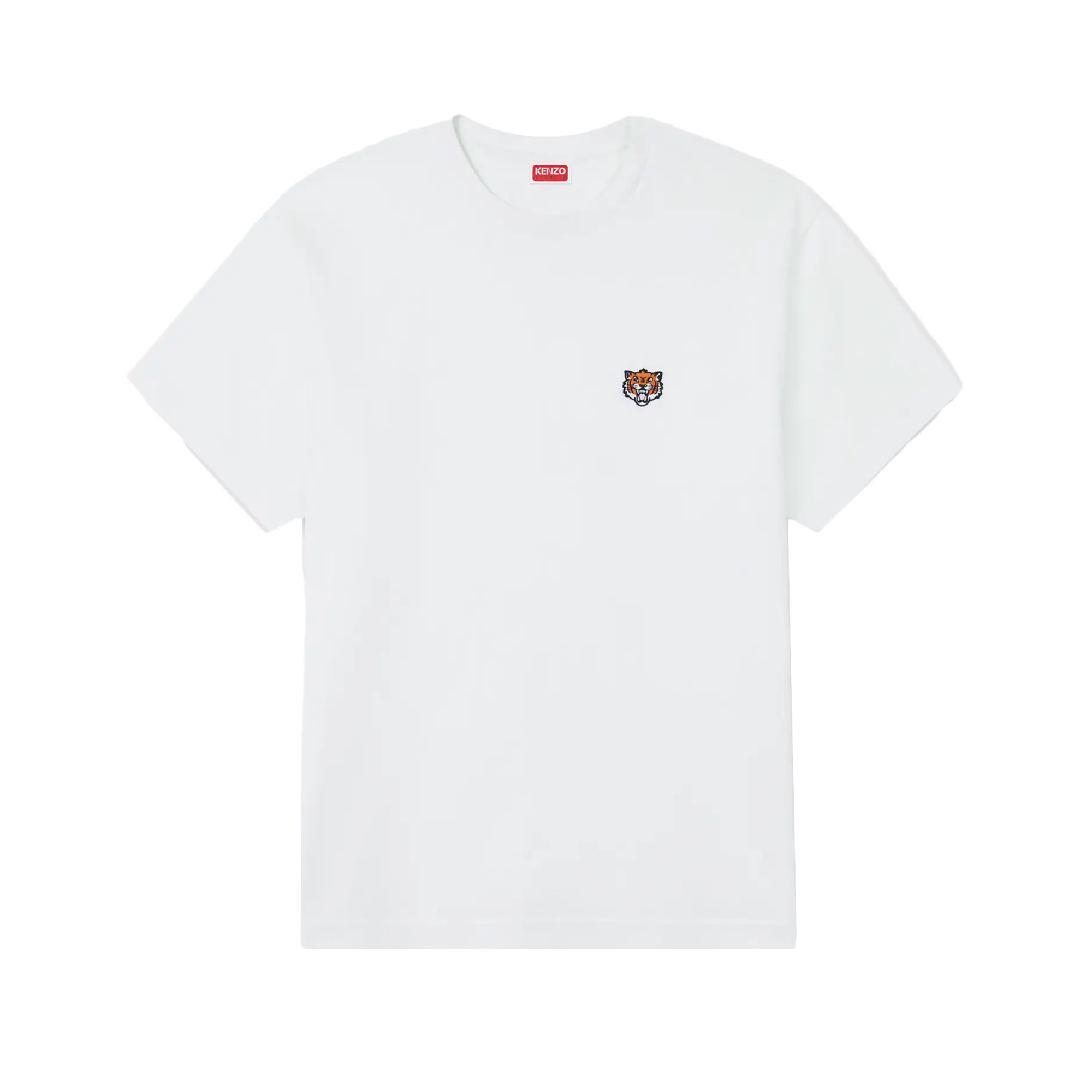 ★KENZO★ Gods Happy Tiger Short Sleeve T-Shirt Off White FF KENZO Happy Tiger' T-shirt in cotton | Men's | KENZO