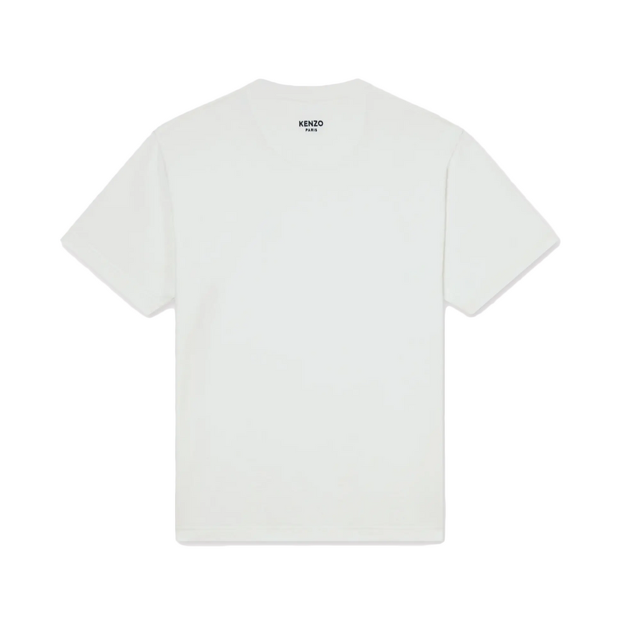 Kenzo Gots Kenzo Pop Embroidered Classic T-Shirt Off White FF55TS5284SG.02