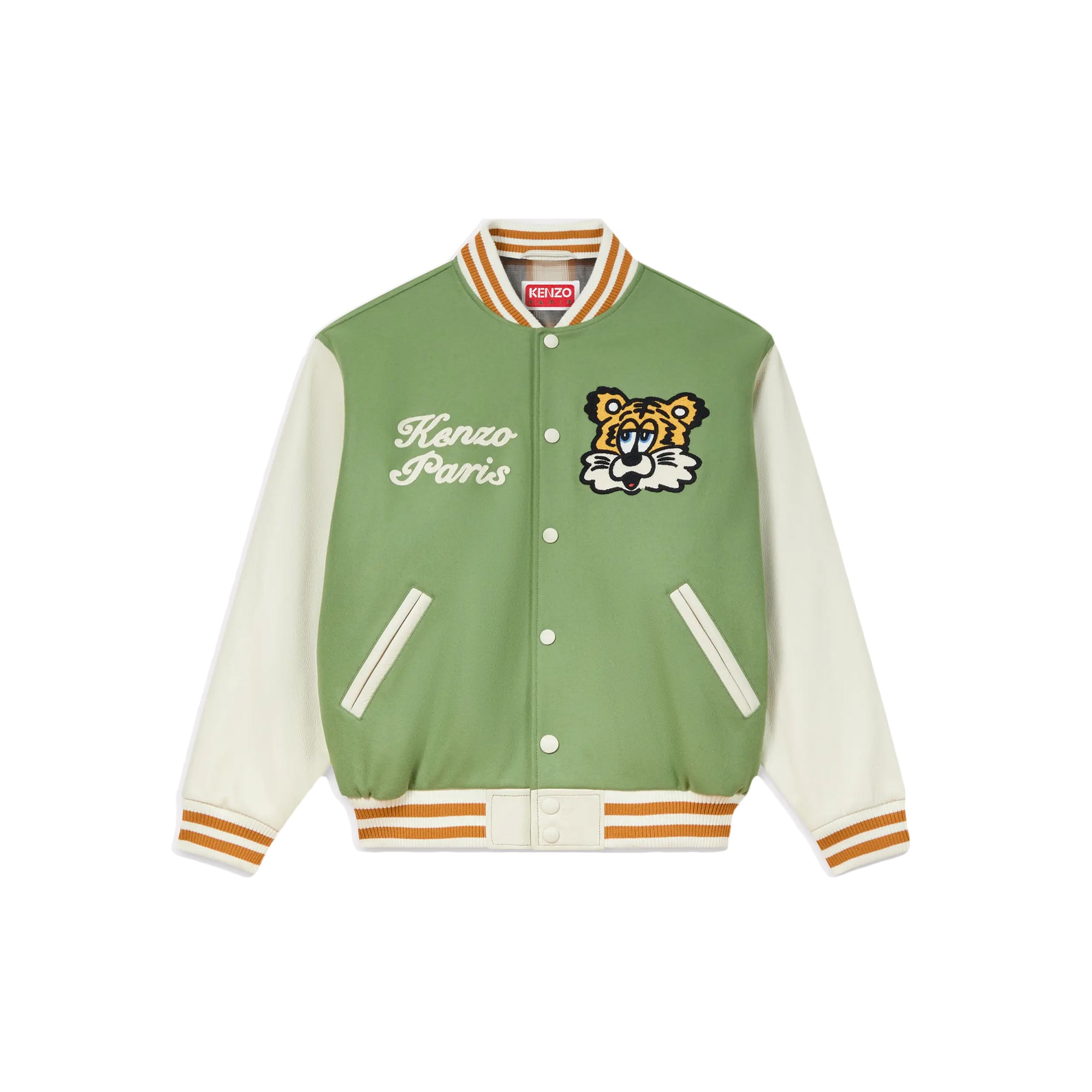 Kenzo Verdy Collection Varsity Jacket Pale Khaki FF58BL1509OH.48