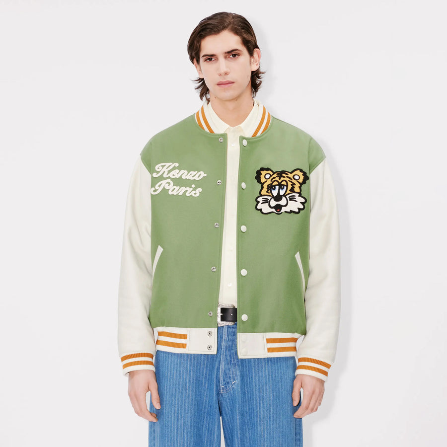 Kenzo Verdy Collection Varsity Jacket Pale Khaki FF58BL1509OH.48