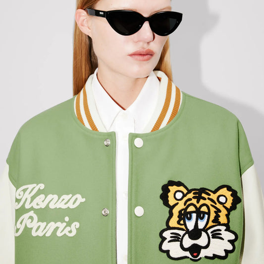 Kenzo Verdy Collection Varsity Jacket Pale Khaki FF58BL1509OH.48