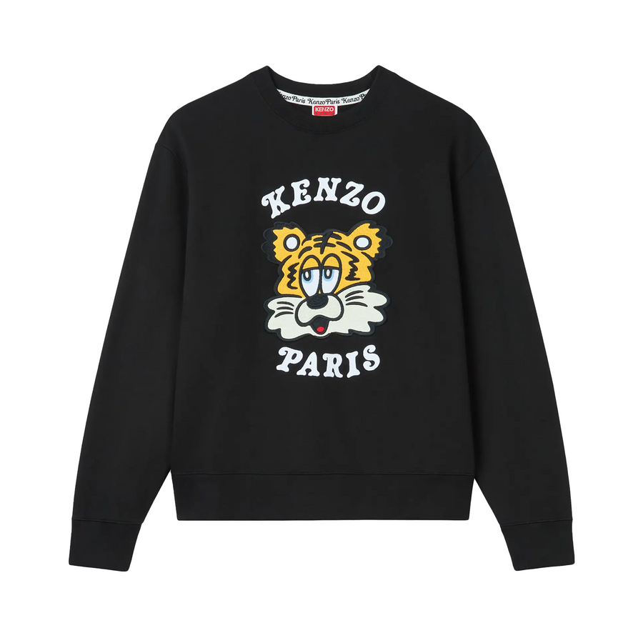 Kenzo Verdy Collection Embroidered Classic Sweatshirt Black FF58SW2394MF.99J