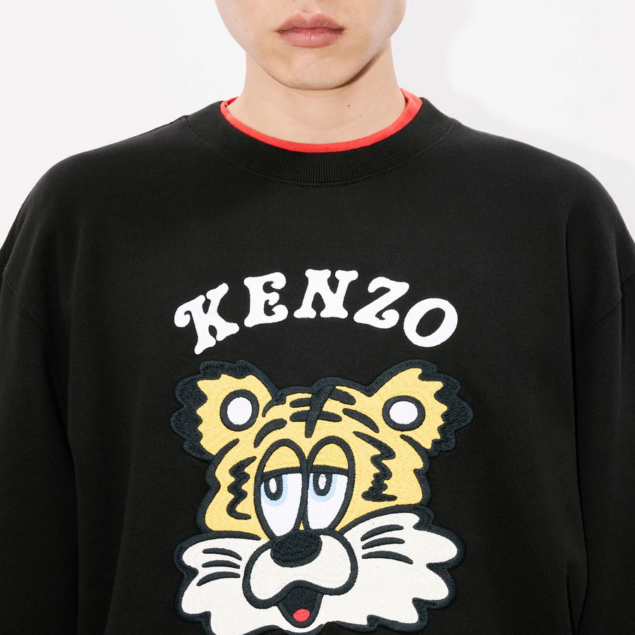 Kenzo Verdy Collection Embroidered Classic Sweatshirt Black FF58SW2394MF.99J