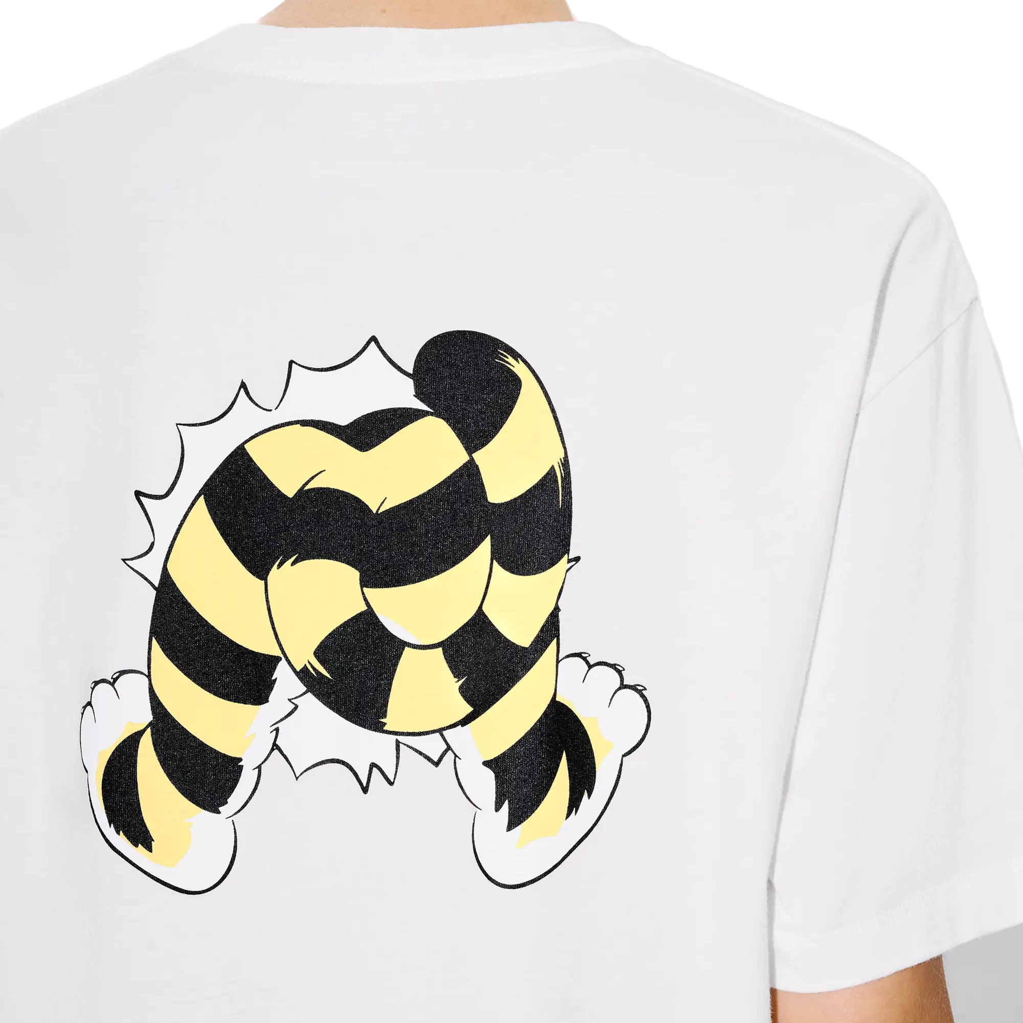 Kenzo Women's Wild Tiger Loose T-Shirt Off White FG52TS3114SG02