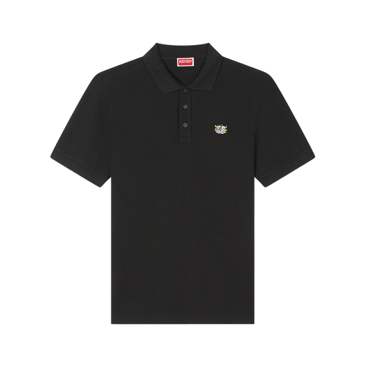 Kenzo Gots Wild Tiger Slim Polo Black FG55PO1014PU99J