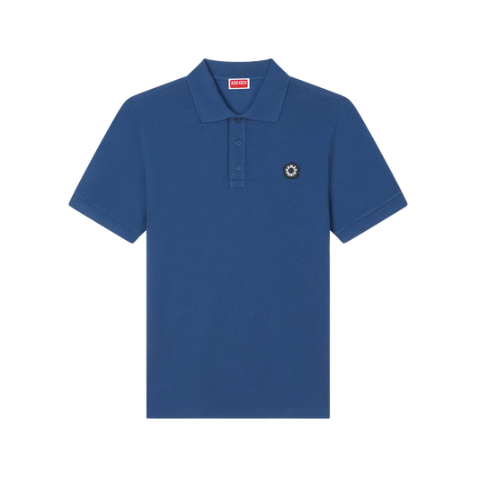 Kenzo Gots Boke Flower 2.0 Crest Slim Polo Deep Sea Blue FG55PO1024PU75