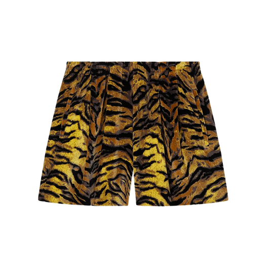 Kenzo Tiger Track Shorts Velvet Jacquard FG55SH5024JG41