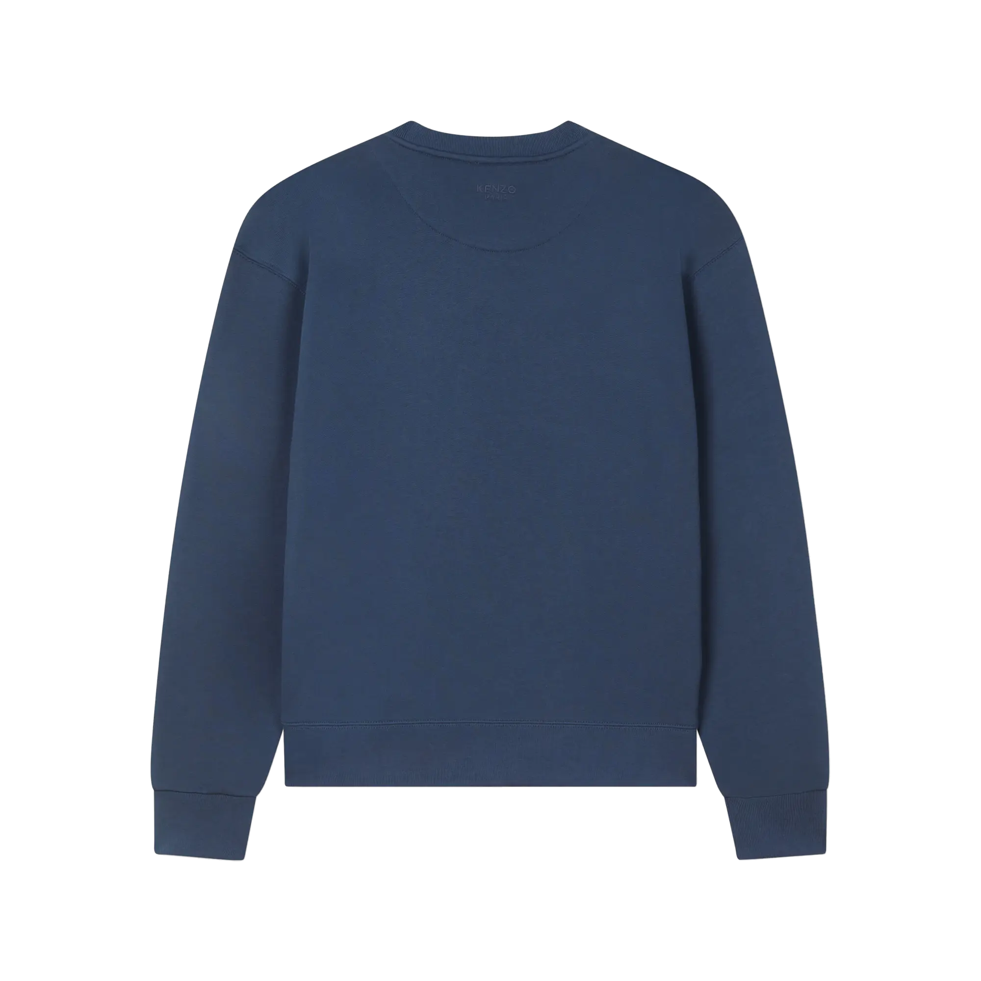Kenzo Flower Embroidered Sweatshirt Navy Blue FG55SW2034MJ76