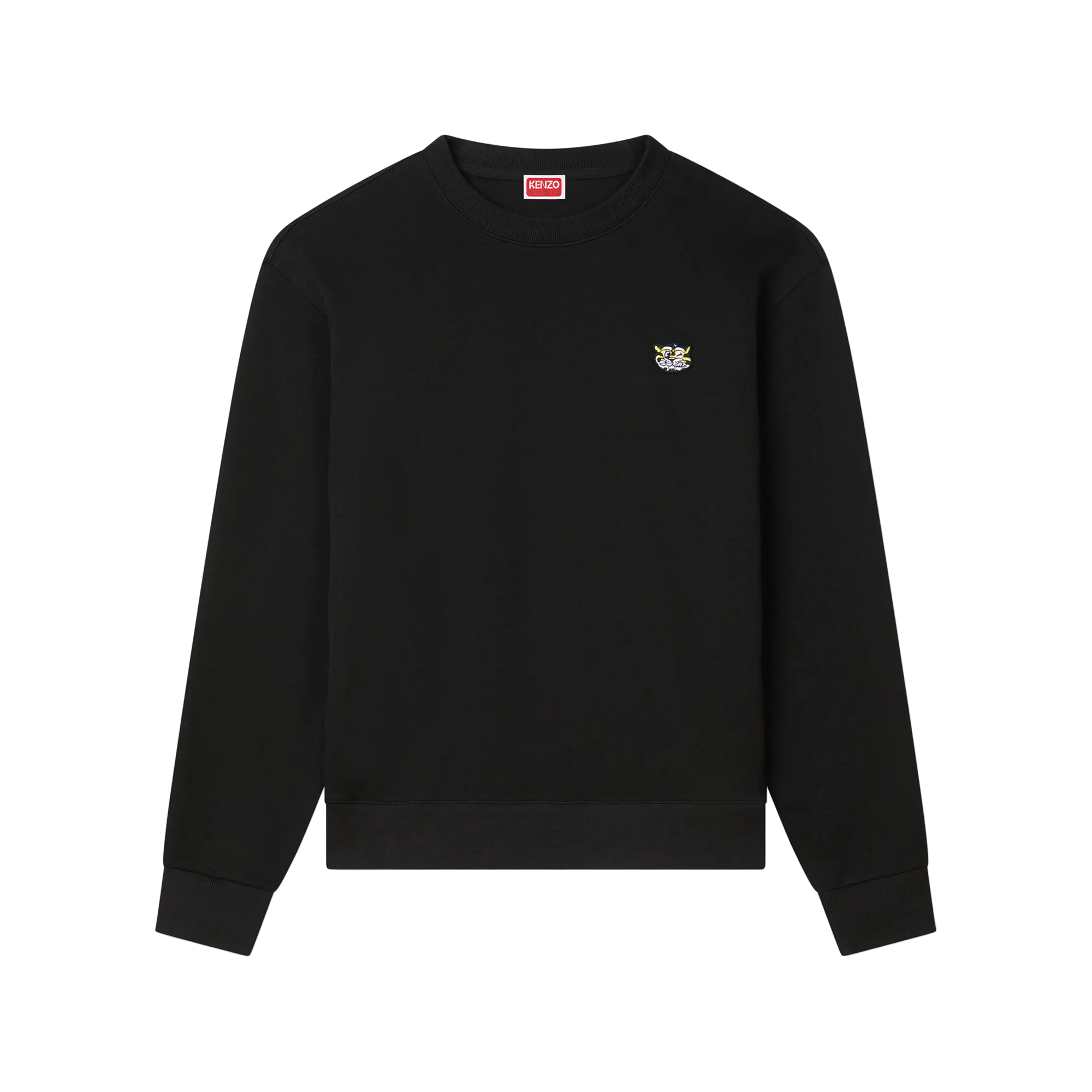 Kenzo Wild Tiger Embroidered Sweatshirt Black FG55SW2054MJ99J