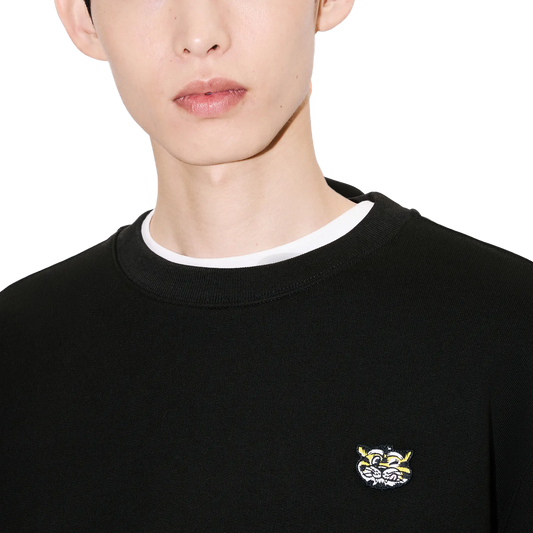 Kenzo Wild Tiger Embroidered Sweatshirt Black FG55SW2054MJ99J