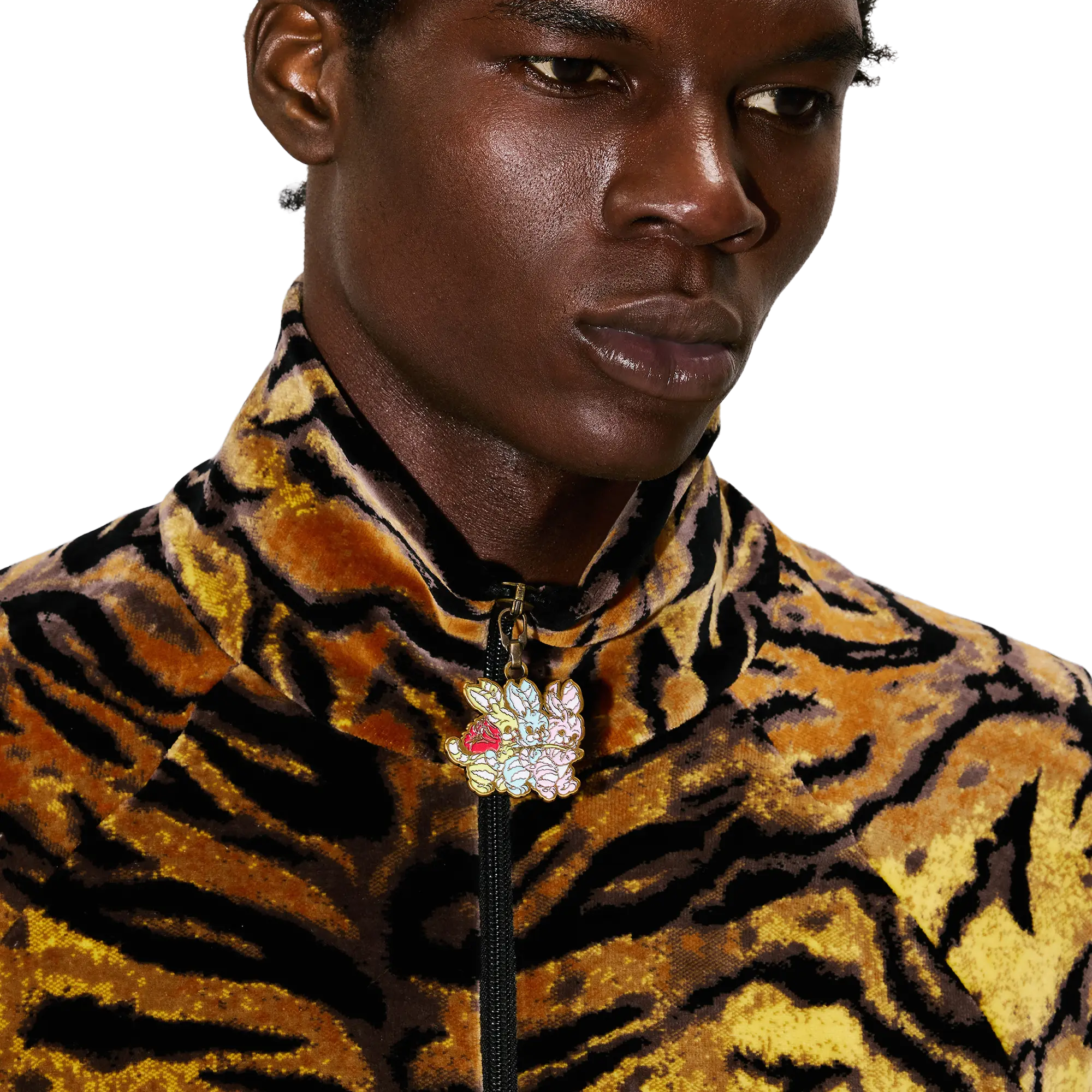 Kenzo Tiger Track Jacket Velvet Jacquard FG55SW5164JG41
