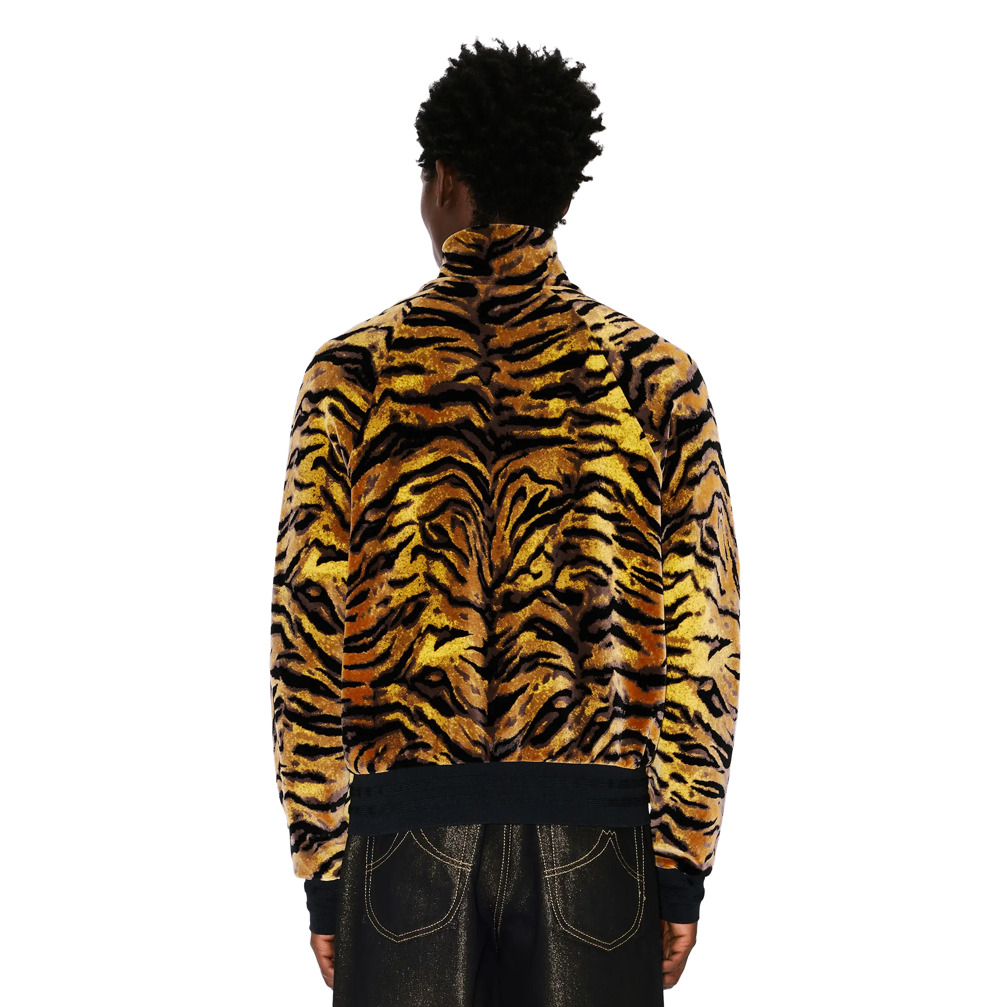 Kenzo Tiger Track Jacket Velvet Jacquard FG55SW5164JG41