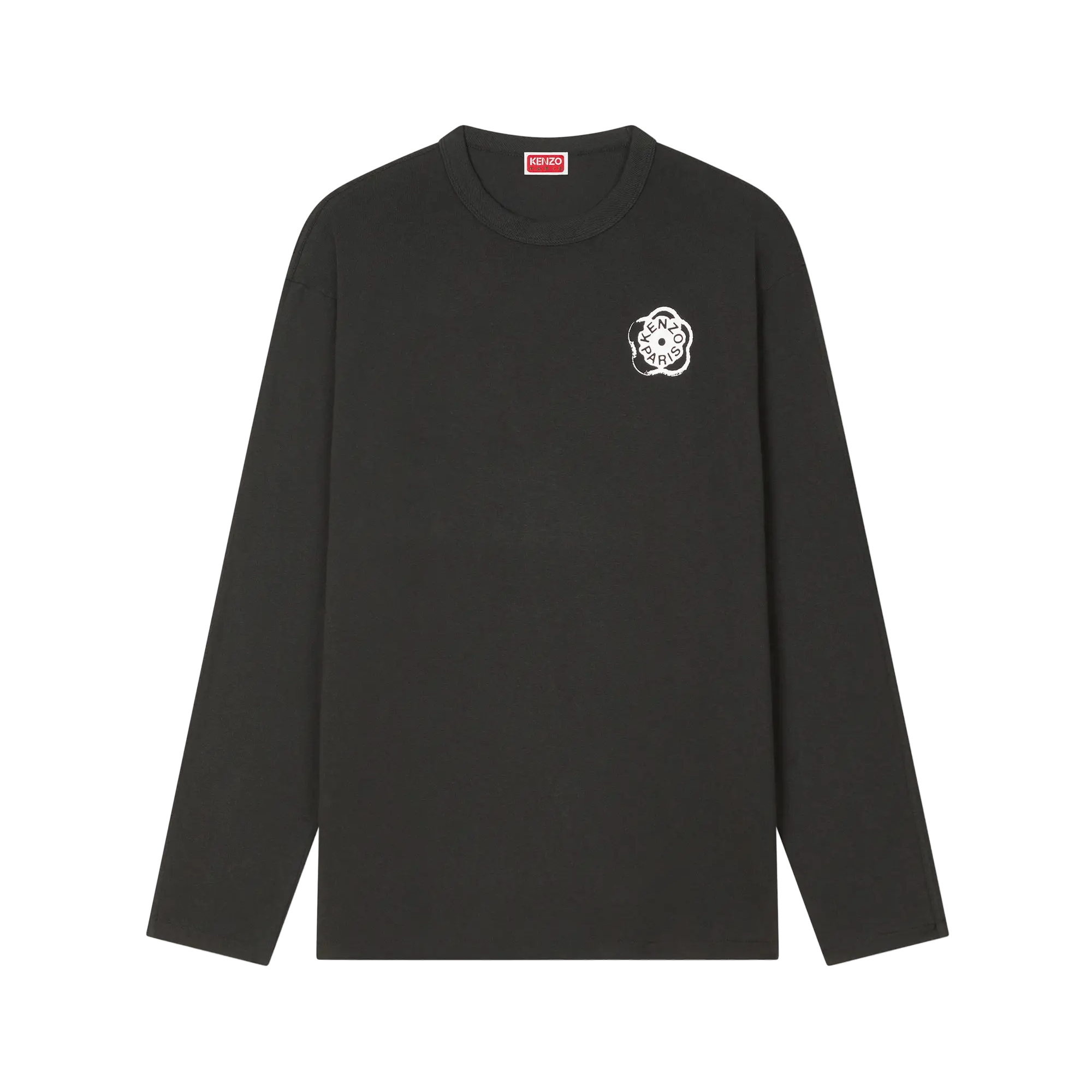 Kenzo Gots Boke Flower 2.0 Relax Long Sleeve T-Shirt Black FG55TL3024SK99J