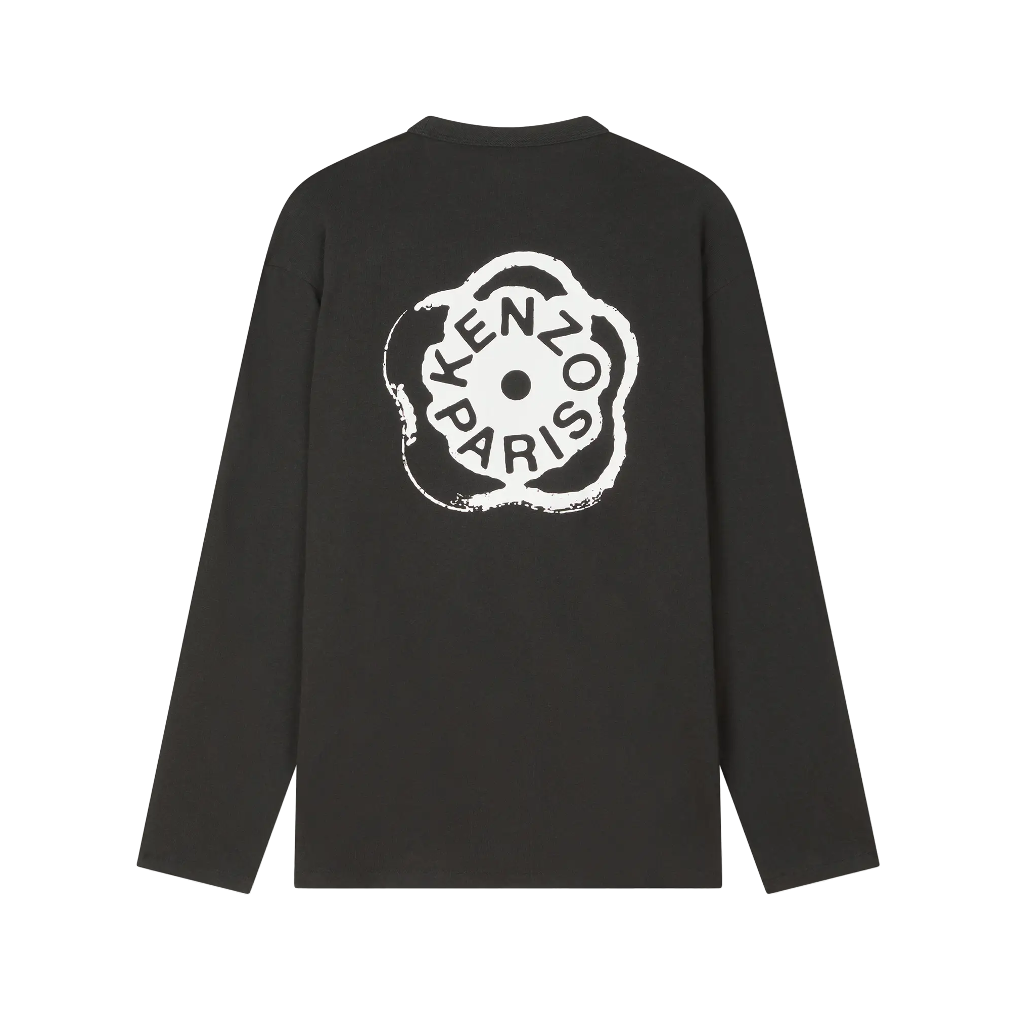 Kenzo Gots Boke Flower 2.0 Relax Long Sleeve T-Shirt Black FG55TL3024SK99J