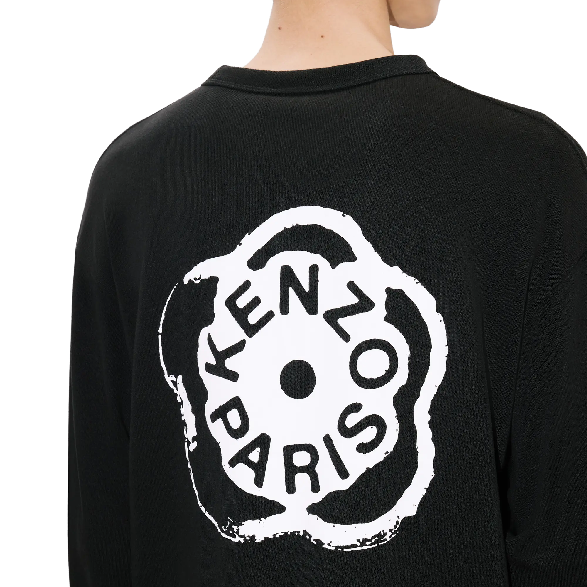 Kenzo Gots Boke Flower 2.0 Relax Long Sleeve T-Shirt Black FG55TL3024SK99J