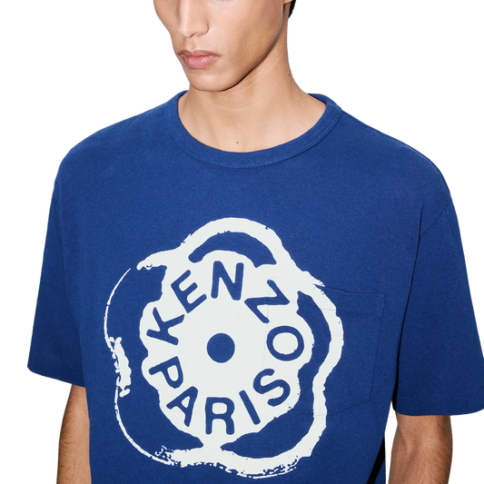 Kenzo Boke Flower 2.0 Classic T-Shirt Deep Sea Blue FG55TS2044SK75