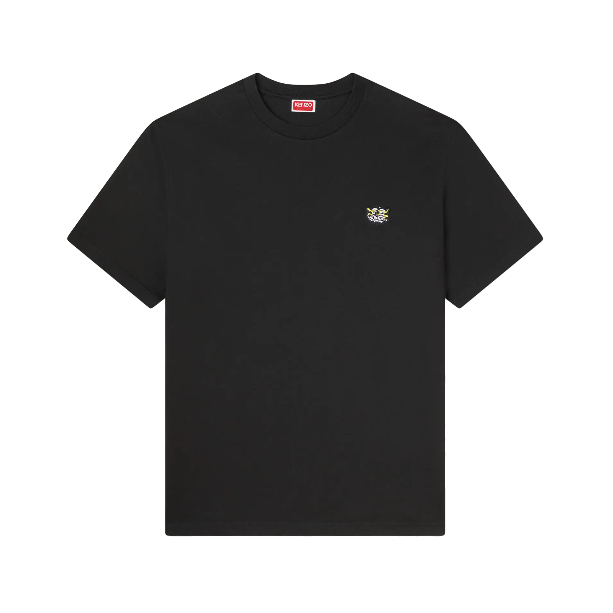 Kenzo Gots Wild Tiger Classic Embroidered T-Shirt Black FG55TS2054SG99J