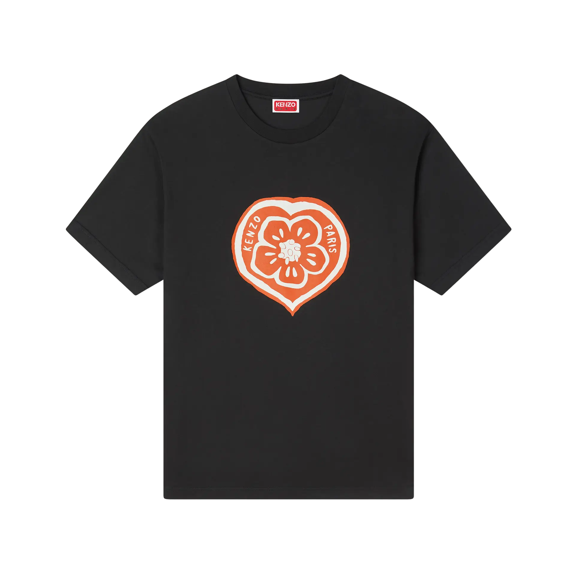 Kenzo Boke Heart Classic T-Shirt Black FG55TS2074SO99J