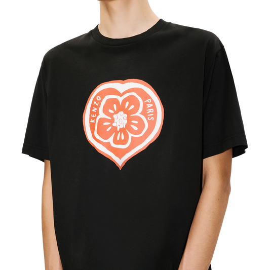 Kenzo Boke Heart Classic T-Shirt Black FG55TS2074SO99J