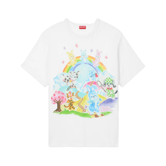 Kenzo Cartoon Classic T-Shirt Off White FG55TS2134SK02
