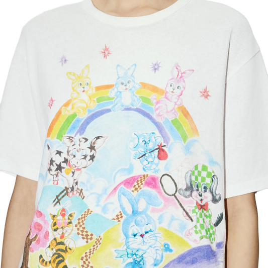 Kenzo Cartoon Classic T-Shirt Off White FG55TS2134SK02
