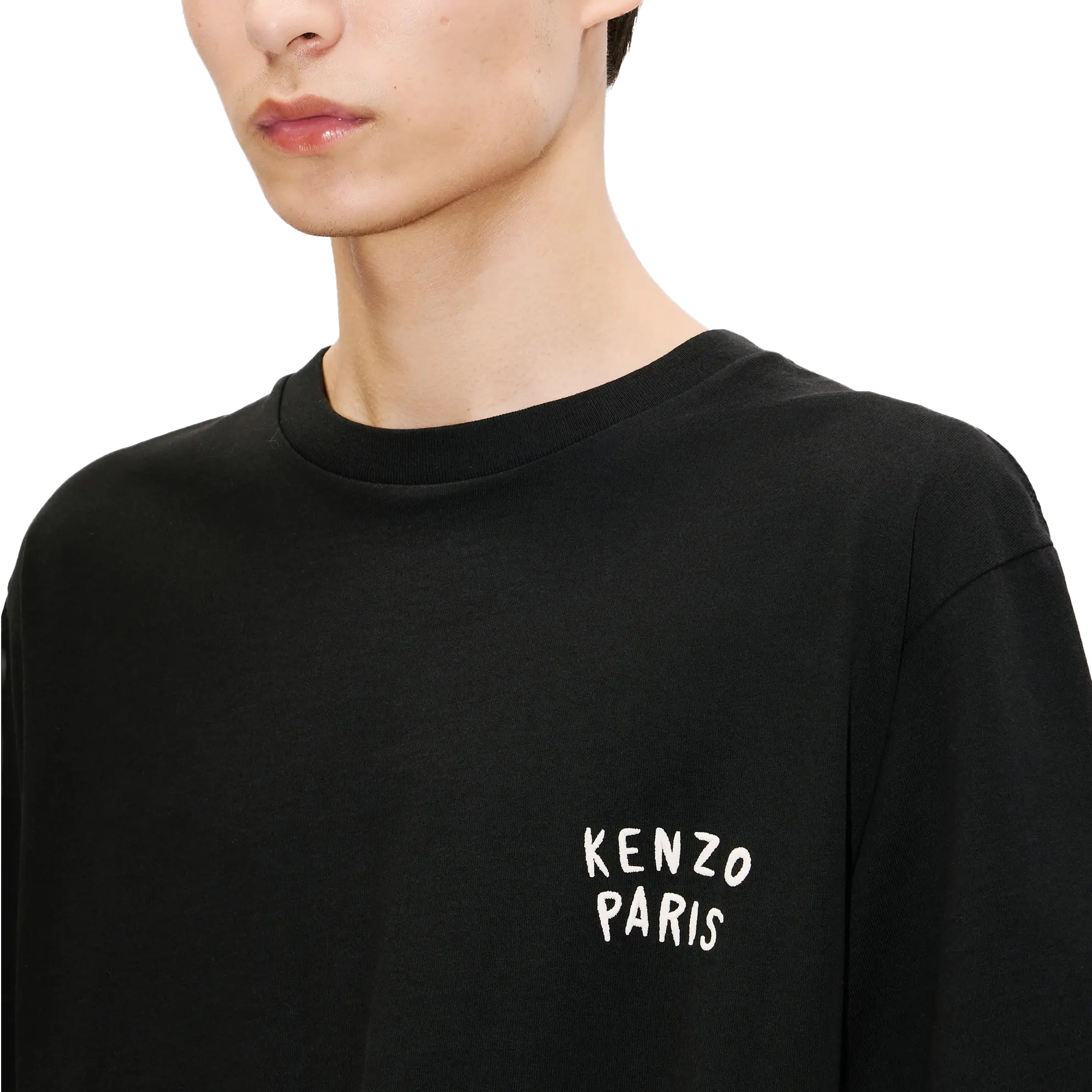 Kenzo Gots Boke Heart Oversized T-Shirt Black FG55TS4054SY99J