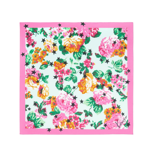 Kenzo Floral Bandana Aqua FG58EU230PEC