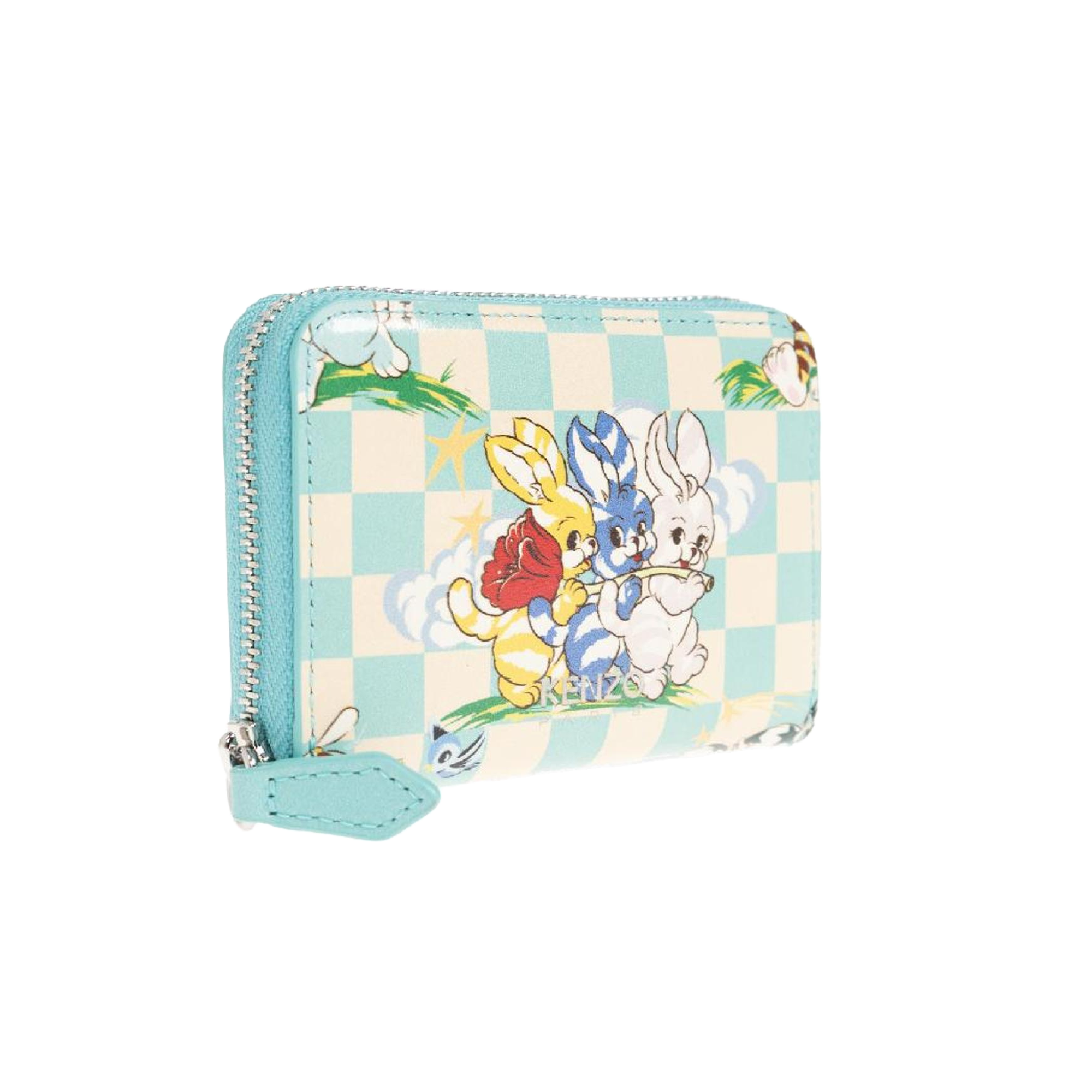 Kenzo Cartoon Wallet Aqua FG58PM803L4060