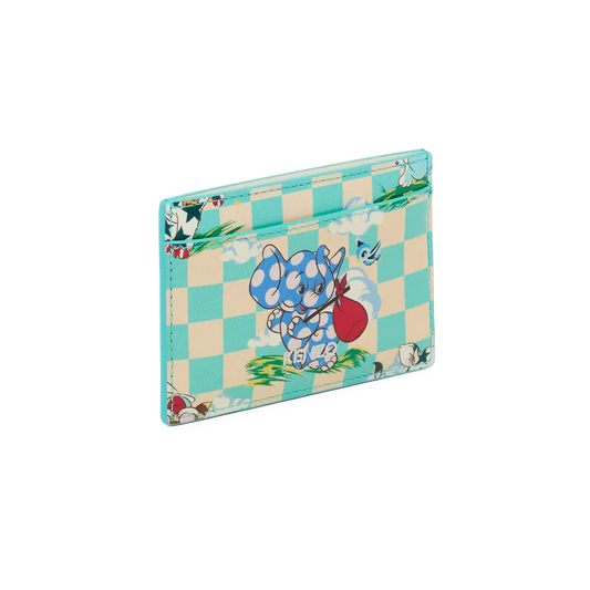 Kenzo Cartoon Card Case Aqua FG58PM810L40