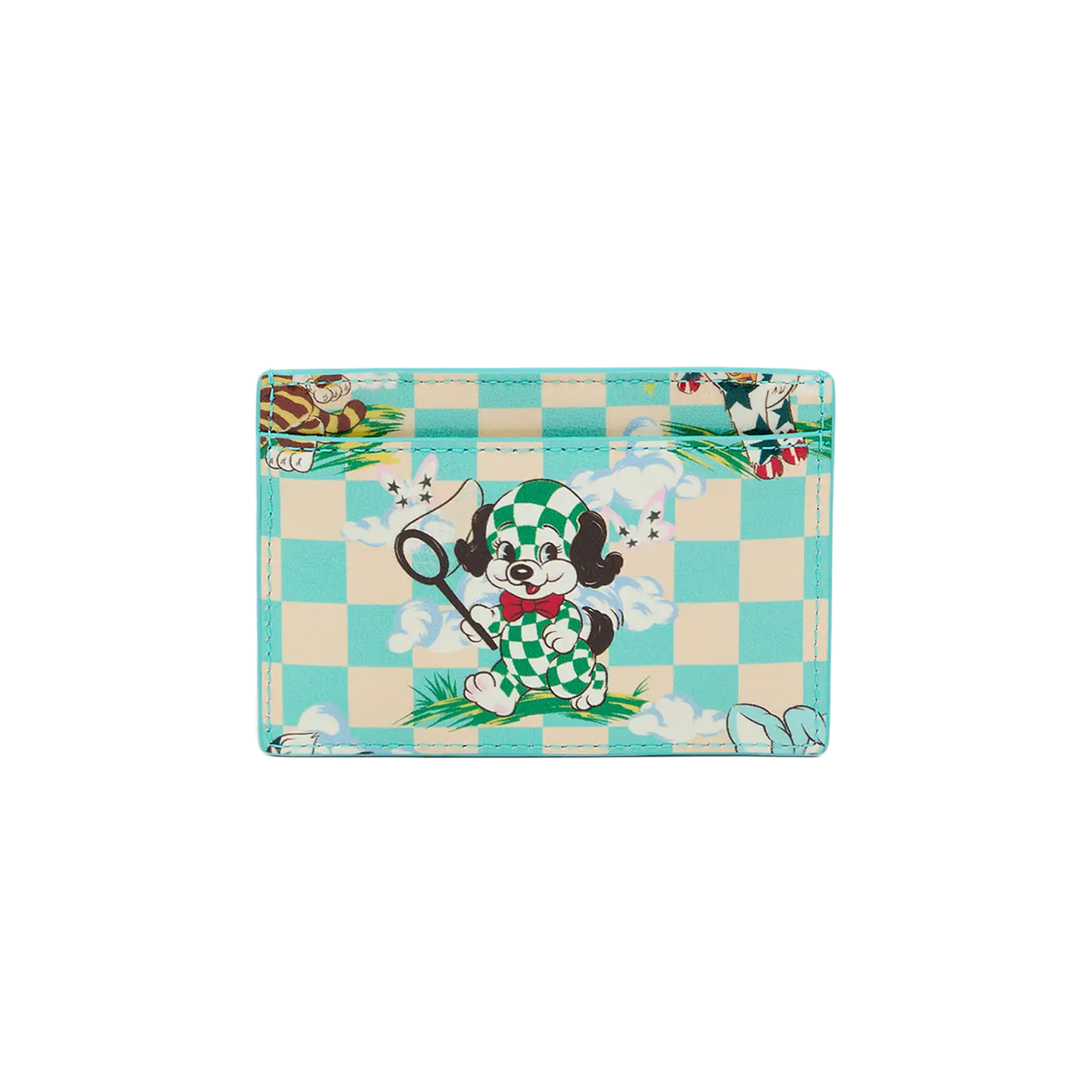 Kenzo Cartoon Card Case Aqua FG58PM810L40