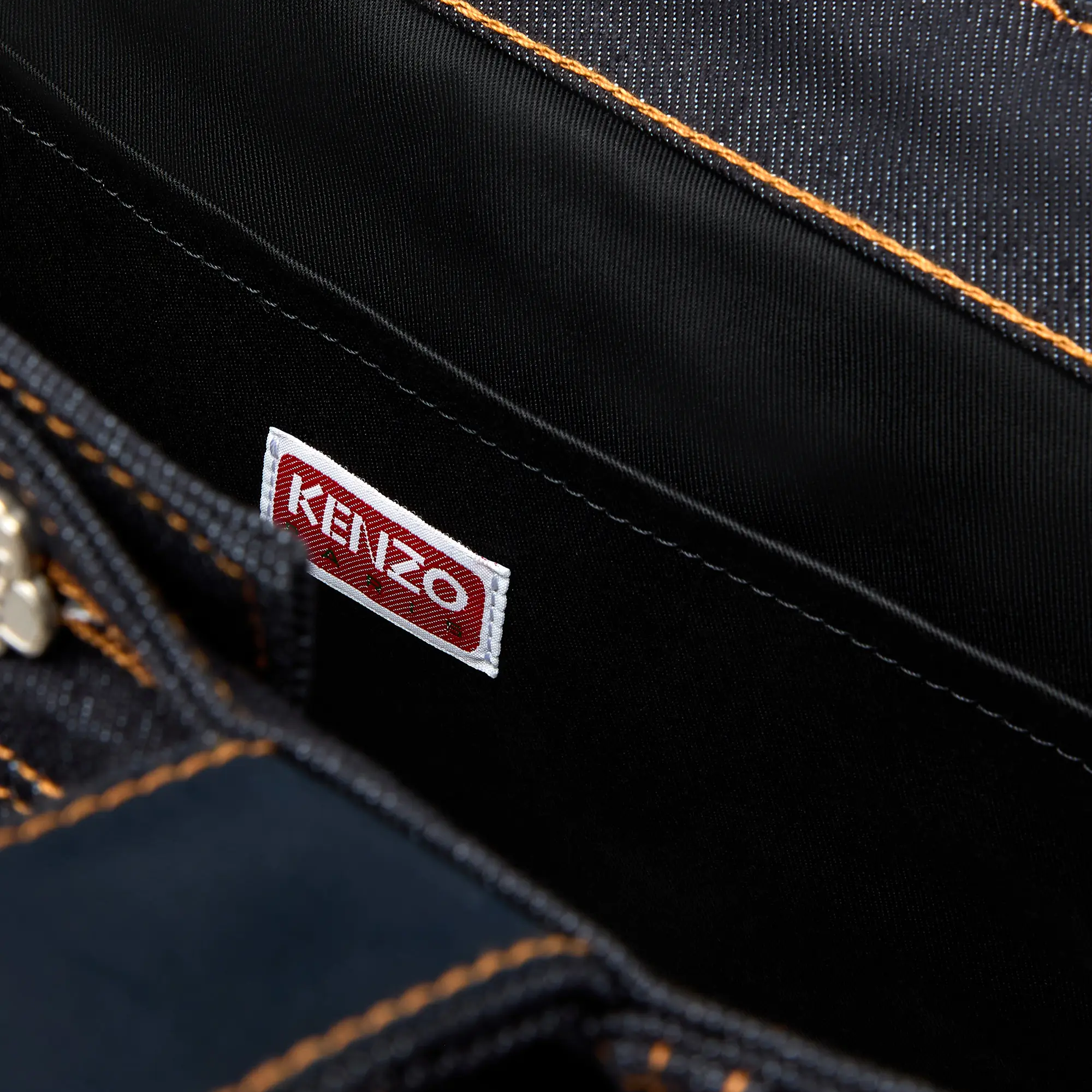 Kenzo Five Pockets Shopper/Tote Bag Navy Blue FG58SA411F23