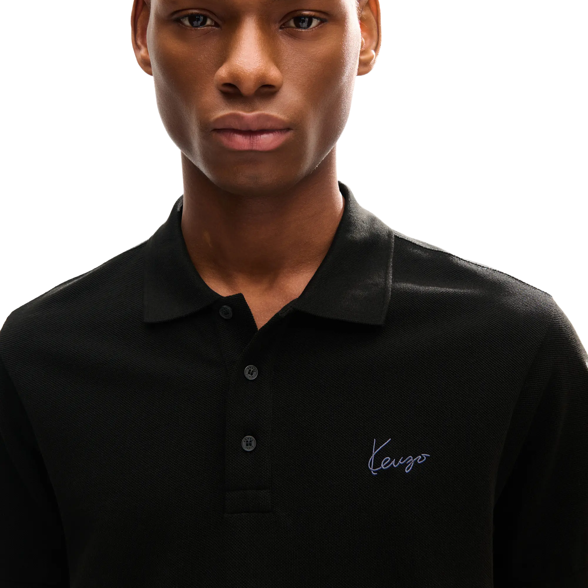 Kenzo Signature Slim Polo Black FG65PO1554PU.99