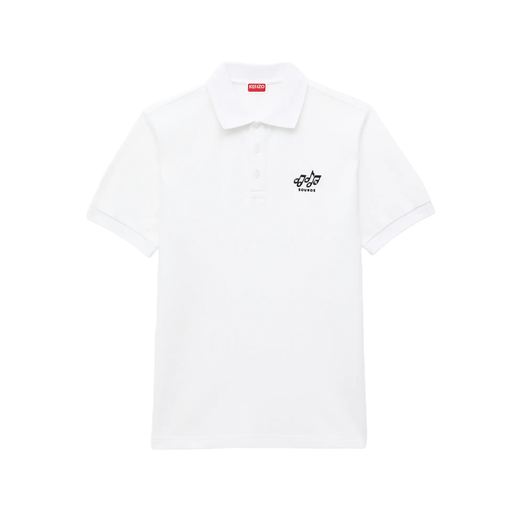 Kenzo Sounds Slim Polo Off White FG65PO1574PU.02