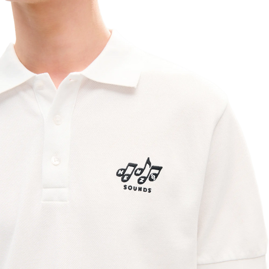 Kenzo Sounds Slim Polo Off White FG65PO1574PU.02