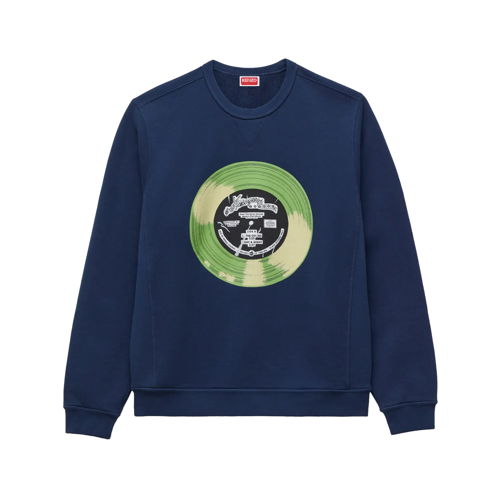 Kenzo Sounds Slim Sweatshirt Blue Black FG65SW1534MJ.79